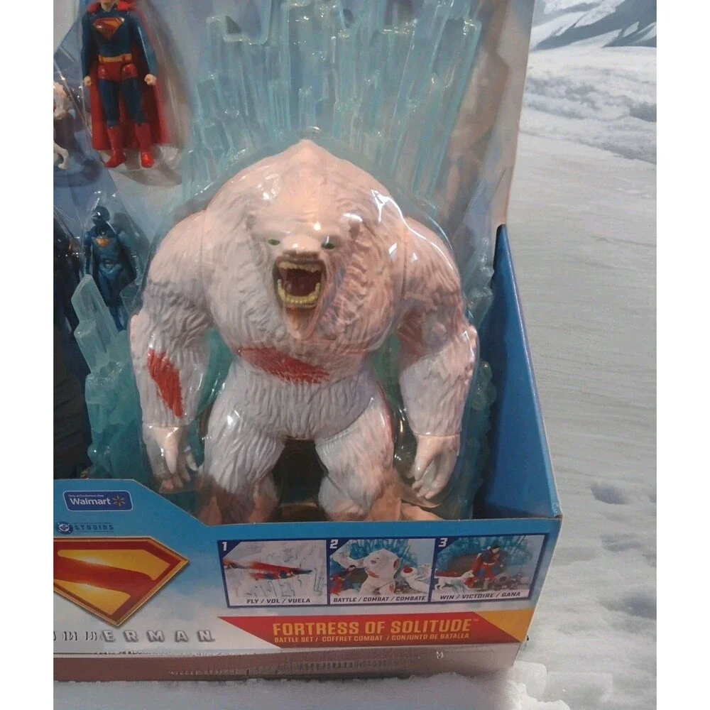 Spin Master DC Studios Superman Fortress of Solitude Battle Set Figures Included